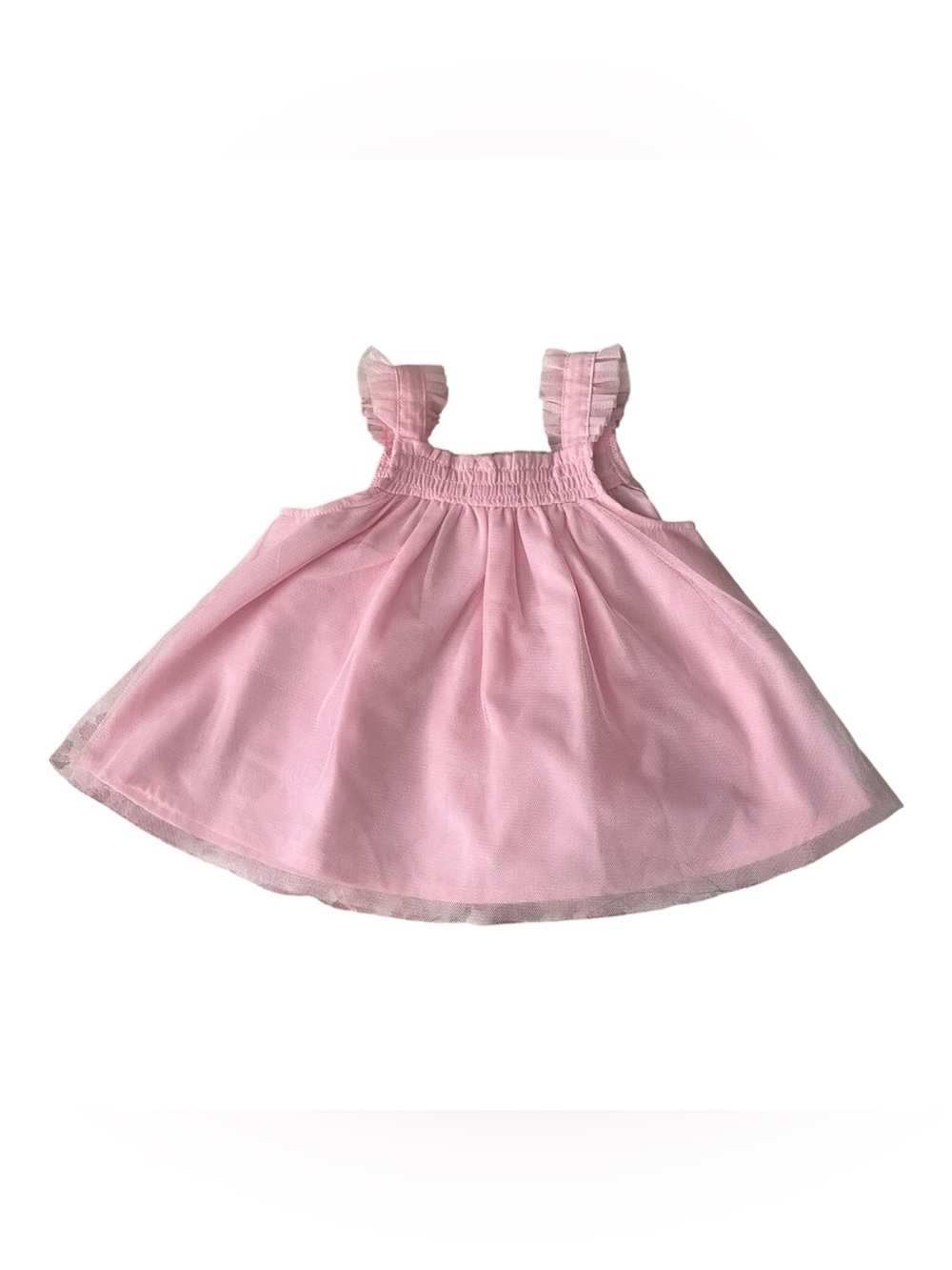 First Impressions Pink Ruffle Baby Dress